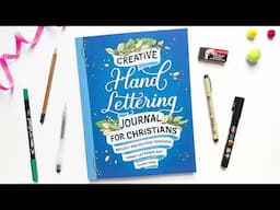 Book Preview - Creative Hand Lettering Journal for Christians