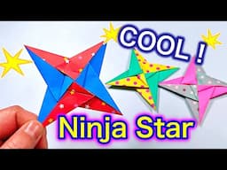 How to make a papera Cool Shuriken (Ninja Star) - Easy! [with Voiceover]   | origami  tutorial