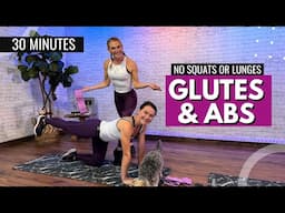 30 MIN - FIRED UP GLUTES AND ABS - NO SQUATS - NO LUNGES