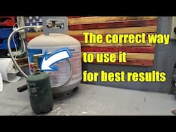 The correct way, How to refill a 1Lb propane tank from a 15Lb or 20Lb - Runtticoon Refill hose