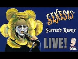 GENESIS (with PETER GABRIEL) SUPPER'S READY.  RARE FOOTAGE FROM 1972