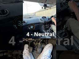 4th gear to Neutral #drivinglesson #manualcar