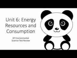 Unit 6 APES Energy Use Review- AP Environmental Science