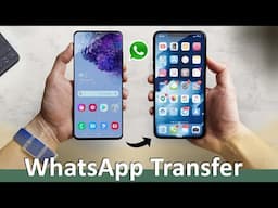 How to transfer WhatsApp from your Android phone to iPhone 15 in Sinhala