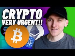 CRYPTO ALERT: NOW IS THE TIME!!!