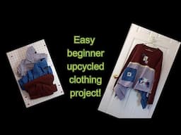 Upcycled clothing tutorial: Easy beginner tutorial of a versatile tunic.