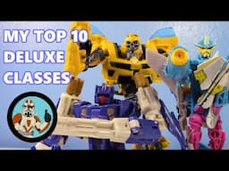 My Top 10 Favorite DELUXE Class Transformers Figures!