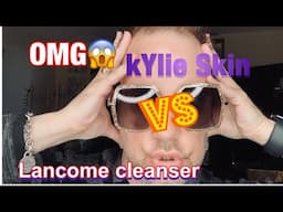 OMG " KyLIE JeNNER Skincare? Versus Lancome Cleanser #skincare routine