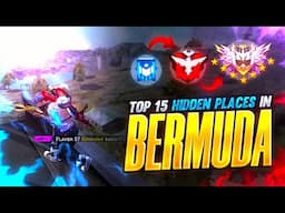 Top 15 hidden places in Bermuda for fast rank push | Solo rank push tips and tricks | Player 07