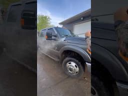 #grateful #ford #f350 #superduty #powerwashing #satisfying #clean #muddy #mudding #truck #detailing