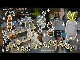 RISD CRAFT 2024 VLOG🍦TRAVEL, TABLE, SELLING MY ART! | Tiffany Weng