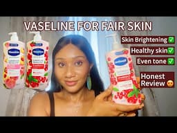 VASELINE BODY LOTION FOR BRIGHTER SKIN Vaseline healthy bright, vaseline body lotion for fair skin.