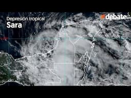 Sara se debilitó a depresión tropical en tierra  Continuarán las lluvias en la península de Yucatán