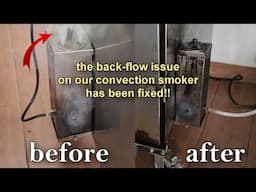 Overcoming the Back Flow issue with our Convection Smoker