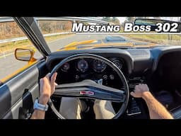 1970 Ford Mustang Boss 302 - What It's Really Like To Drive The Trans Am Homologation (POV)