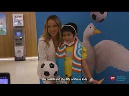 Aflac visits patients at Nicklaus Children's Hospital to celebrate Copa America