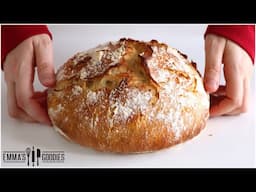 3 Ingredient No Knead Bread WITHOUT a Dutch oven | Easy Bread Recipe