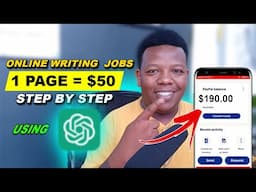 $50 Per Page Online Writing Job | Make Money Online (Worldwide)