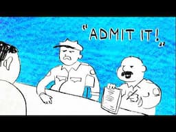 Cop Framing Mentally Challenged Kid | CMTOWN ANIMATED