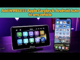 Add Wireless Android Auto & Wireless Apple CarPlay to any Car even Single DIN or a factory radio!