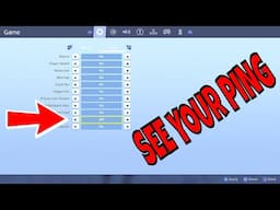 How To Display Ping STATS on Screen in Fortnite on Console or PC