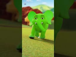 Ek Mota Hathi Elephants Song, एक मोटा हाथी, Childhood Poems #hindirhymes #kidsvideo #animals #viral