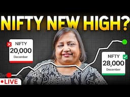 🔴 LIVE | When will NIFTY see a new high again? | Jyoti Budhia