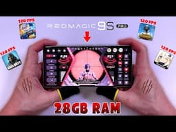 REDMAGIC 9S PRO has 28GB RAM 🥶 | UNBOXING + REVIEW (PUBGM / CODM / GENSHIN IMPACT / MLBB)