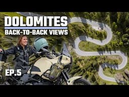 PASSO GIAU / VALPAROLA / FALZEREGO: Back-to-back views! DOLOMITES Italy motorcycle solo trip - EP5