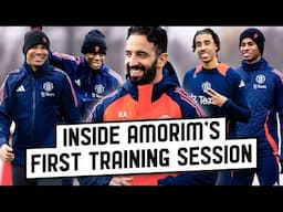 Inside Rúben Amorim's First Training Session At Manchester United