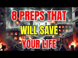 8 PREPS That Will Save Your Life in a Disaster and SHTF