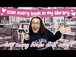 How many books do I really own!? | Cataloguing and Scanning My Entire Library