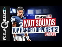 MUT Squads vs #2 Player In the World | Madden 19 Ultimate Team