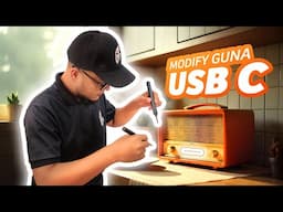 Modify alat elektrik biasa guna USB C