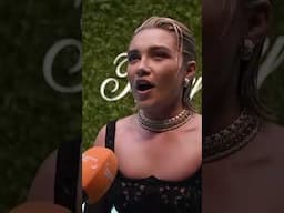 Florence Pugh on working with Harry Styles. #shortvideo #shorts #florencepugh #4kvideo