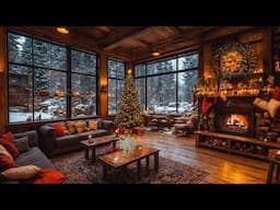 Sweet Christmas Jazz at Cozy Cafe Shop 🎄 Christmas Ambience & Jazz Instrumental Music to Good Mood