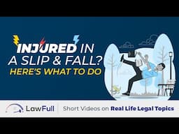 What to do After a Slip and Fall Accident