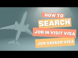 How to Search for a Job in the UAE on a Visit Visa & Job Seeker Visa | Tamil Explained | 2024 -2025