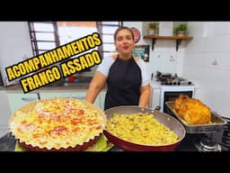 ACOMPANHAMENTOS PARA O FRANGO ASSADO DE DOMINGO