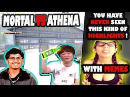 ATHENA vs MORTAL TDM || MORTAL AND ATHENA PLAYING TOGETHER | PUBG TDM | DEATHMATCH GAMEPLAY