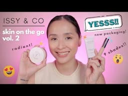 ISSY & CO. Skin on the Go 2.0 Active Concealer, Skin Tint and Loose Powder Review & Swatches | WOW!🤩