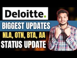 Deloitte Hiring Updates | Deloitte BTA , Associate Analyst , NLA , OTN | Biggest Hiring Updates