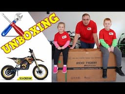 Tiger 1500W 48V Electric Cross Bike - Unboxing - Full Assembly - Instructions - Nitro Motors