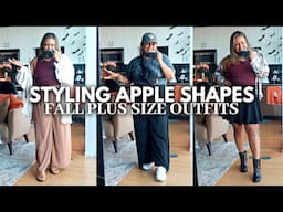 5 FALL PLUS SIZE FALL 2023 OUTFITS | Apple Shaped Body Fashion