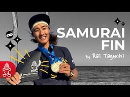 Introducing the SAMURAI: New Small Prepreg carbon racing fin developed with Rai Taguchi