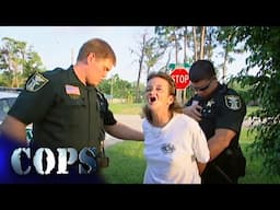 Florida Arrest: A Drunk Woman Slips Handcuffs | Cops TV Show