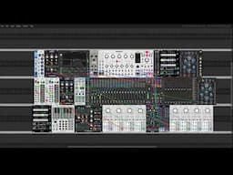 Simple Wavetable Ambient patch in VCV Rack