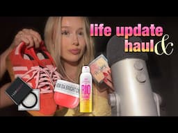 ASMR life update and haul ~ close clicky whispers and tapping