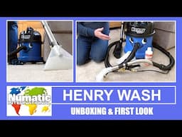 Numatic Henry Wash Carpet, Upholstery & Floor Cleaner Review & Demonstration