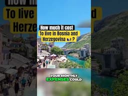 How EXPENSIVE is Living in Bosnia and Herzegovina Monthly Expenses #bosniaherzegovina #bosnia